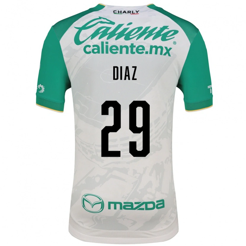 Danxen Heren Kenia Díaz #29 Lichtgroen Wit Uitshirt Uittenue 2026/27 T-Shirt België