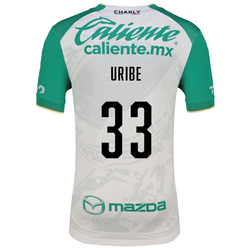 Danxen Heren Héctor Uribe #33 Lichtgroen Wit Uitshirt Uittenue 2026/27 T-Shirt België