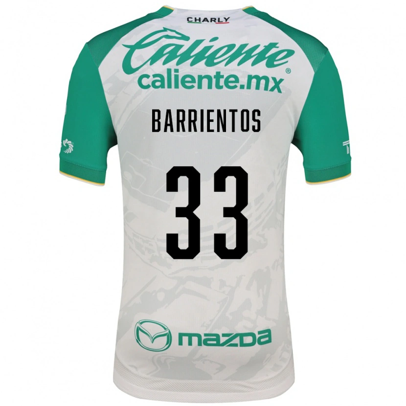 Danxen Heren Yashira Barrientos #33 Lichtgroen Wit Uitshirt Uittenue 2026/27 T-Shirt België