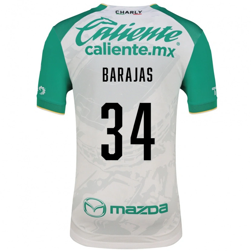 Danxen Heren Víctor Barajas #34 Lichtgroen Wit Uitshirt Uittenue 2026/27 T-Shirt België