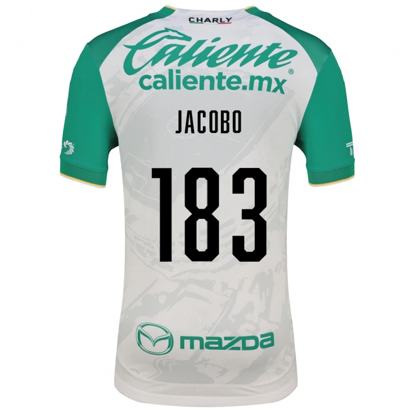 Danxen Heren Sebastián Jacobo #183 Lichtgroen Wit Uitshirt Uittenue 2026/27 T-Shirt België