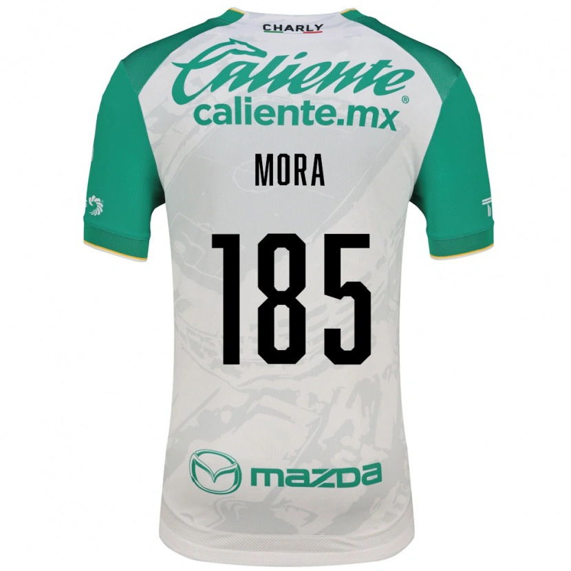Danxen Heren Christopher Mora #185 Lichtgroen Wit Uitshirt Uittenue 2026/27 T-Shirt België