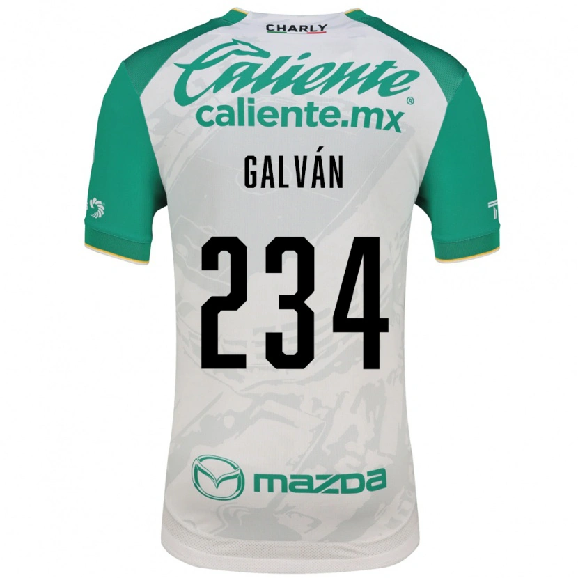 Danxen Heren Diego Galván #234 Lichtgroen Wit Uitshirt Uittenue 2026/27 T-Shirt België