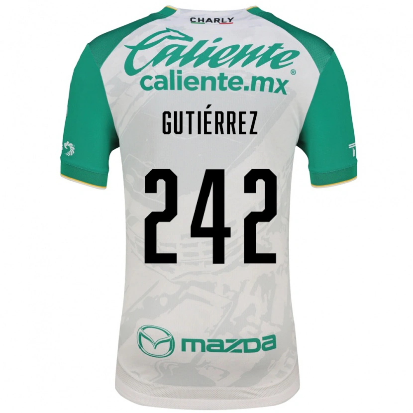 Danxen Heren Daniel Gutiérrez #242 Lichtgroen Wit Uitshirt Uittenue 2026/27 T-Shirt België