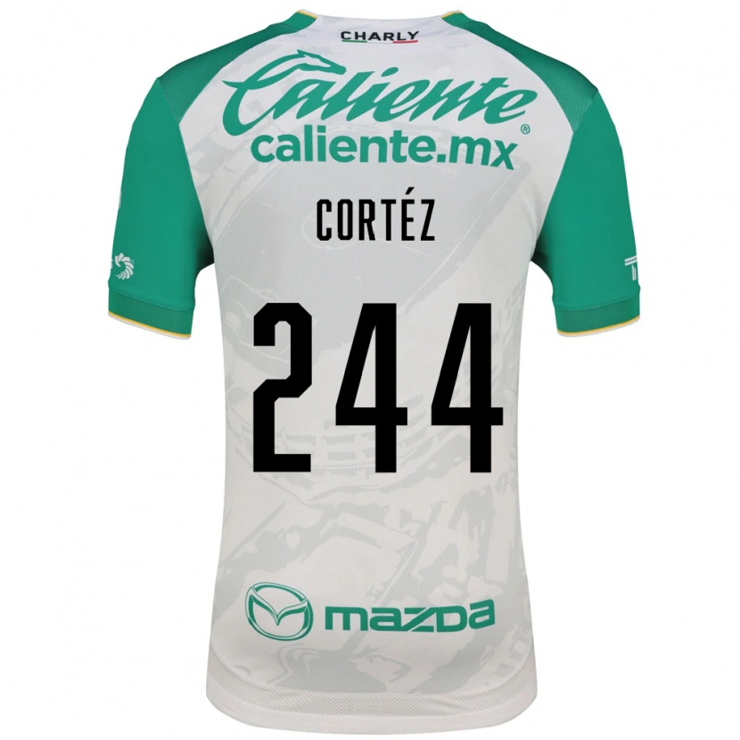 Danxen Heren Brayan Cortéz #244 Lichtgroen Wit Uitshirt Uittenue 2026/27 T-Shirt België
