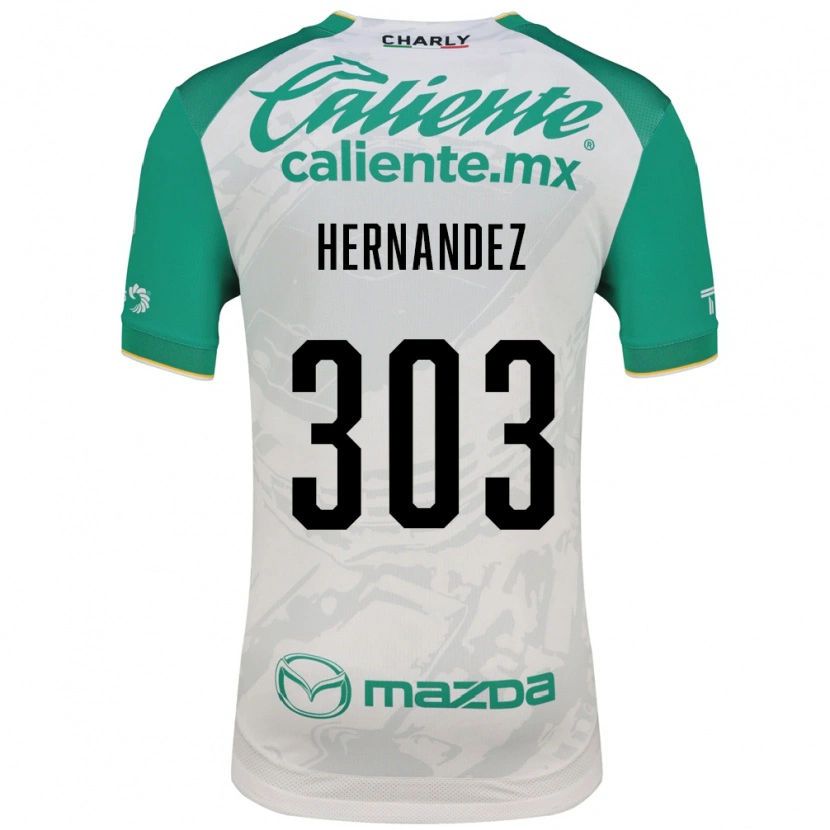 Danxen Heren Alan Hernández #303 Lichtgroen Wit Uitshirt Uittenue 2026/27 T-Shirt België