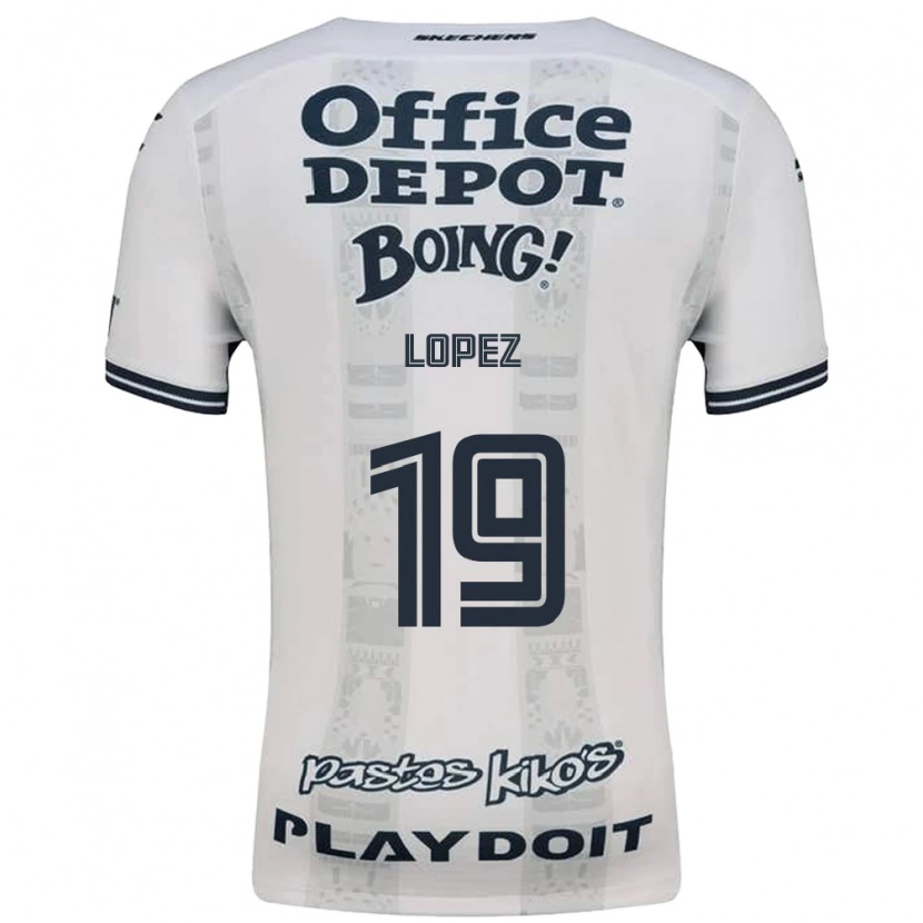 Danxen Heren Javier Eduardo López #19 Rood Wit Zwart Uitshirt Uittenue 2026/27 T-Shirt België