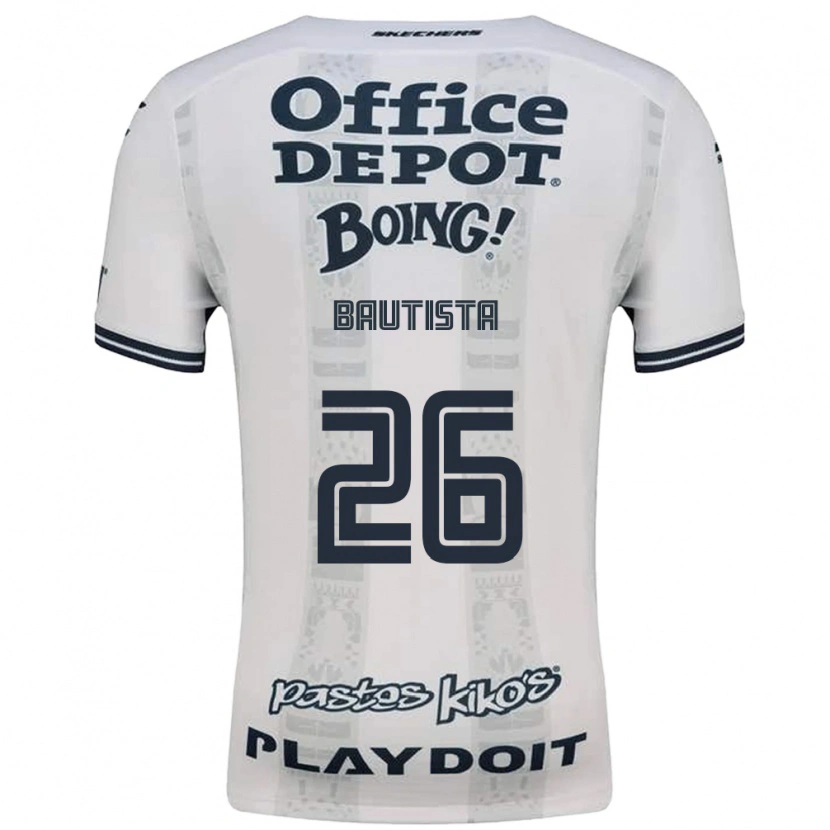 Danxen Heren Alán Bautista #26 Rood Wit Zwart Uitshirt Uittenue 2026/27 T-Shirt België