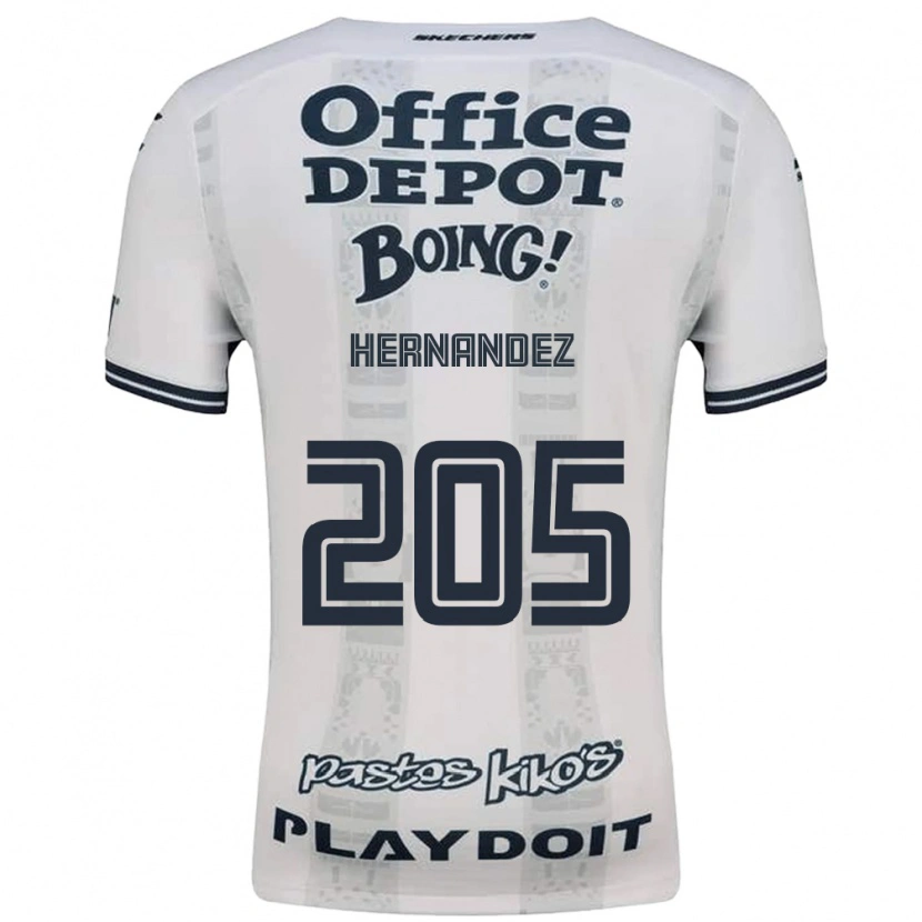 Danxen Heren Sergio Hernández #205 Rood Wit Zwart Uitshirt Uittenue 2026/27 T-Shirt België