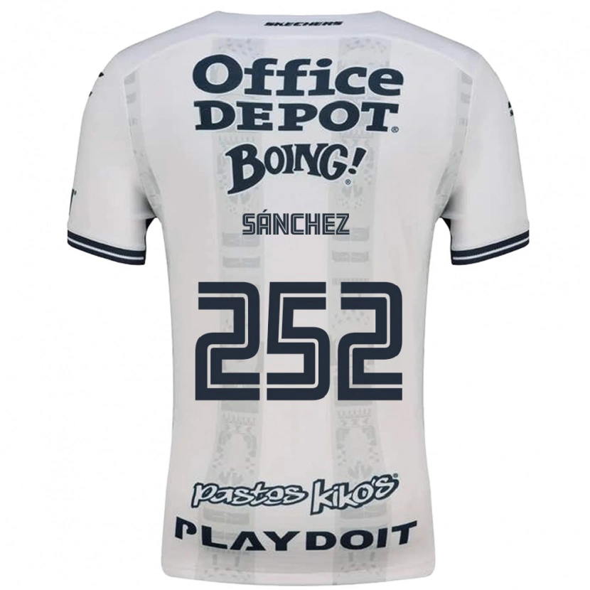 Danxen Heren Eliud Sánchez #252 Rood Wit Zwart Uitshirt Uittenue 2026/27 T-Shirt België