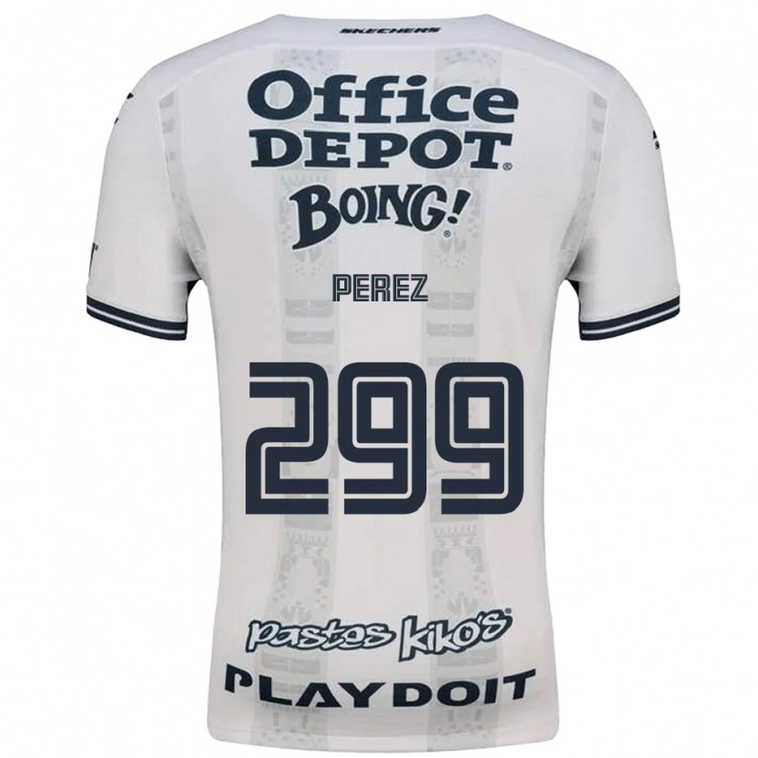 Danxen Heren Santiago Pérez #299 Rood Wit Zwart Uitshirt Uittenue 2026/27 T-Shirt België