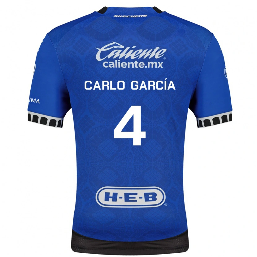 Danxen Heren Carlo García #4 Koninklijk Blauw Wit Zwart Uitshirt Uittenue 2026/27 T-Shirt België