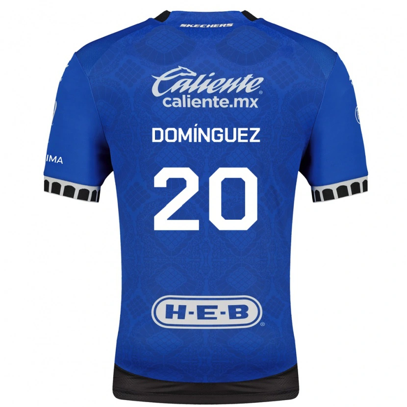 Danxen Heren Misael Dominguez #20 Koninklijk Blauw Wit Zwart Uitshirt Uittenue 2026/27 T-Shirt België