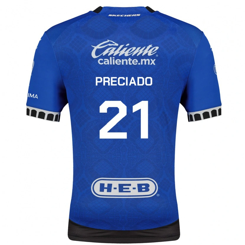 Danxen Heren Ayrton Preciado #21 Koninklijk Blauw Wit Zwart Uitshirt Uittenue 2026/27 T-Shirt België
