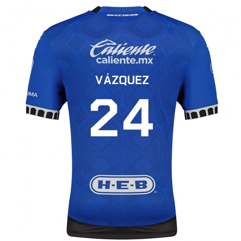 Danxen Heren Brayton Vázquez #24 Koninklijk Blauw Wit Zwart Uitshirt Uittenue 2026/27 T-Shirt België