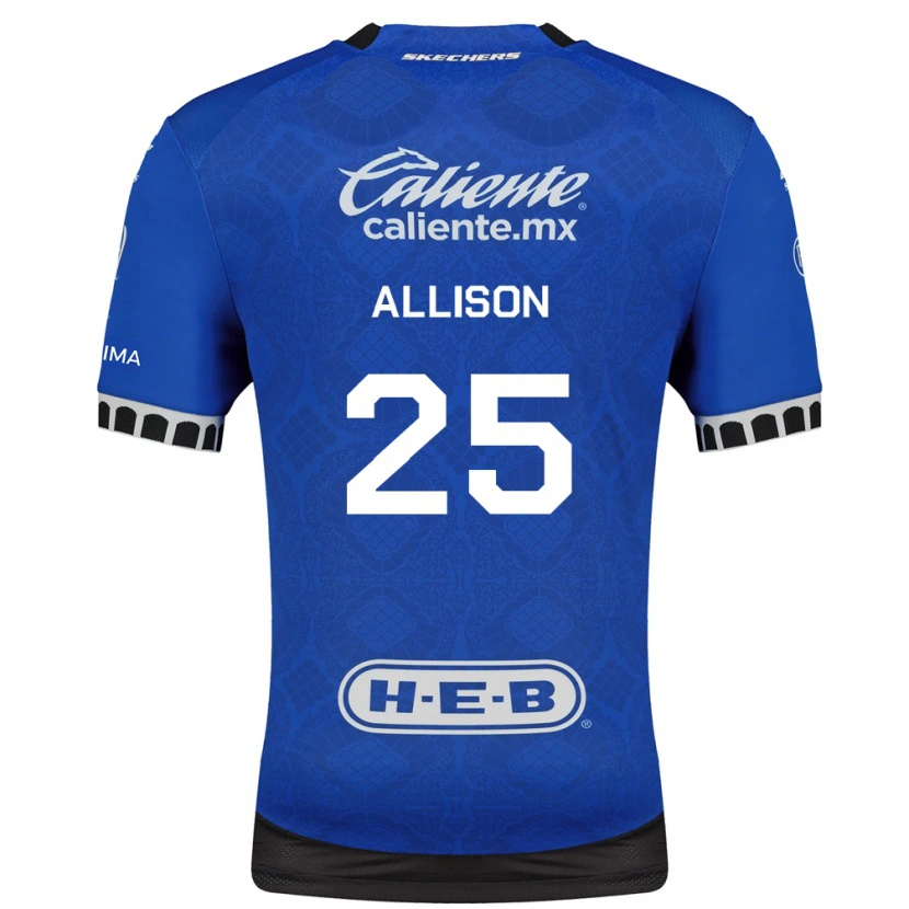 Danxen Heren Guillermo Allison #25 Koninklijk Blauw Wit Zwart Uitshirt Uittenue 2026/27 T-Shirt België