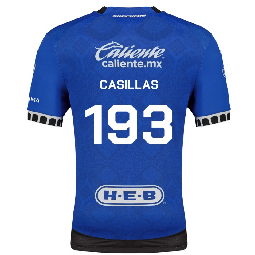 Danxen Heren Mauricio Casillas #193 Koninklijk Blauw Wit Zwart Uitshirt Uittenue 2026/27 T-Shirt België