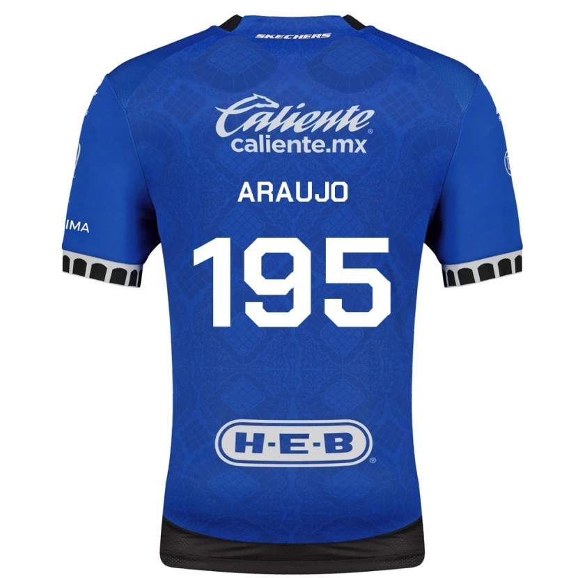 Danxen Heren Diego Araujo #195 Koninklijk Blauw Wit Zwart Uitshirt Uittenue 2026/27 T-Shirt België