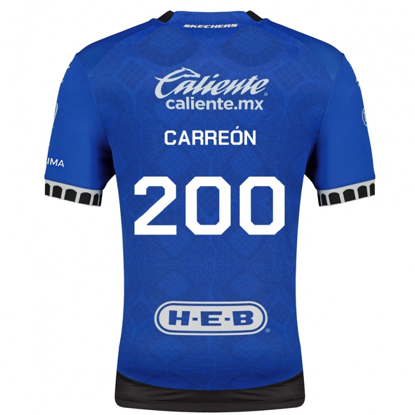 Danxen Heren Cristian Carreón #200 Koninklijk Blauw Wit Zwart Uitshirt Uittenue 2026/27 T-Shirt België