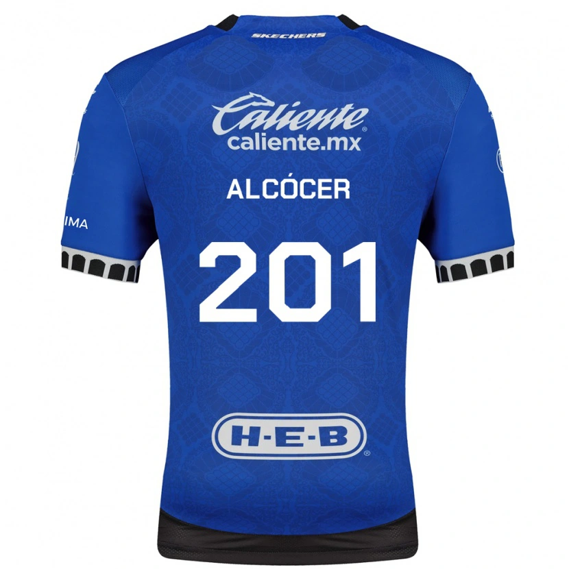 Danxen Heren Julián Alcócer #201 Koninklijk Blauw Wit Zwart Uitshirt Uittenue 2026/27 T-Shirt België
