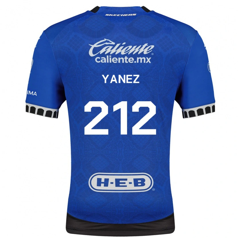 Danxen Heren Sebastián Yánez #212 Koninklijk Blauw Wit Zwart Uitshirt Uittenue 2026/27 T-Shirt België