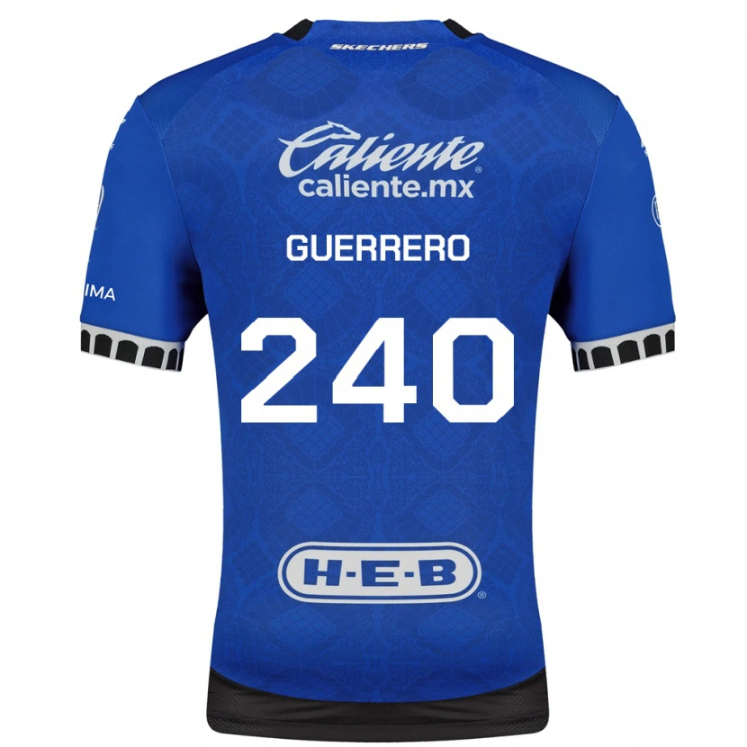 Danxen Heren Tlaloc Guerrero #240 Koninklijk Blauw Wit Zwart Uitshirt Uittenue 2026/27 T-Shirt België