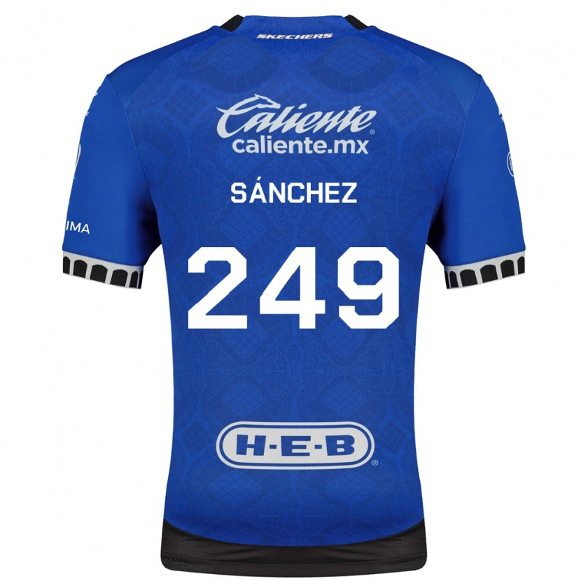 Danxen Heren Sergio Sánchez #249 Koninklijk Blauw Wit Zwart Uitshirt Uittenue 2026/27 T-Shirt België