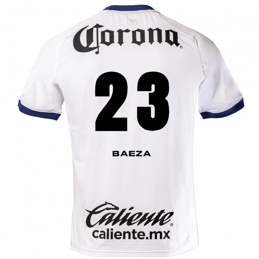 Danxen Heren Claudio Baeza #23 Wit Blauw Zwart Uitshirt Uittenue 2026/27 T-Shirt België
