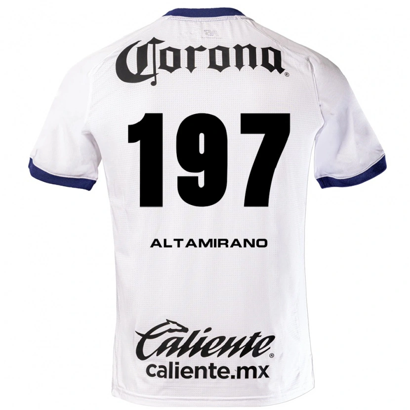 Danxen Heren Óscar Altamirano #197 Wit Blauw Zwart Uitshirt Uittenue 2026/27 T-Shirt België