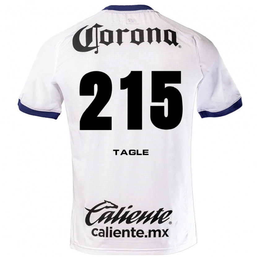 Danxen Heren Alessandro Tagle #215 Wit Blauw Zwart Uitshirt Uittenue 2026/27 T-Shirt België