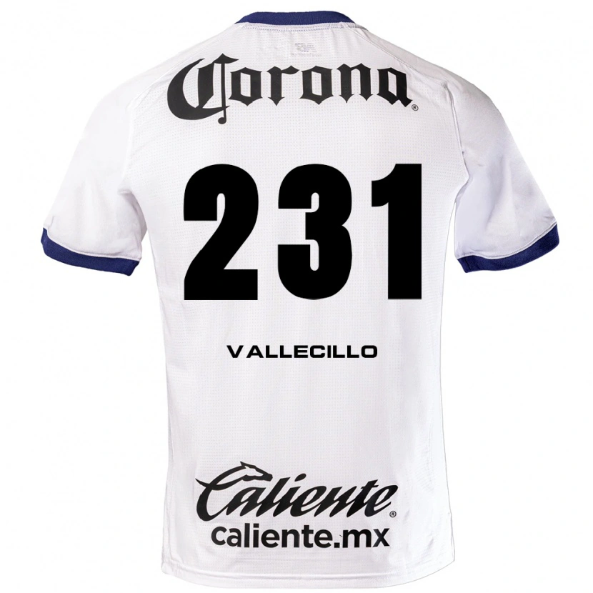 Danxen Heren Agustín Vallecillo #231 Wit Blauw Zwart Uitshirt Uittenue 2026/27 T-Shirt België