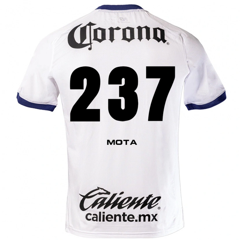 Danxen Heren Diego Mota #237 Wit Blauw Zwart Uitshirt Uittenue 2026/27 T-Shirt België