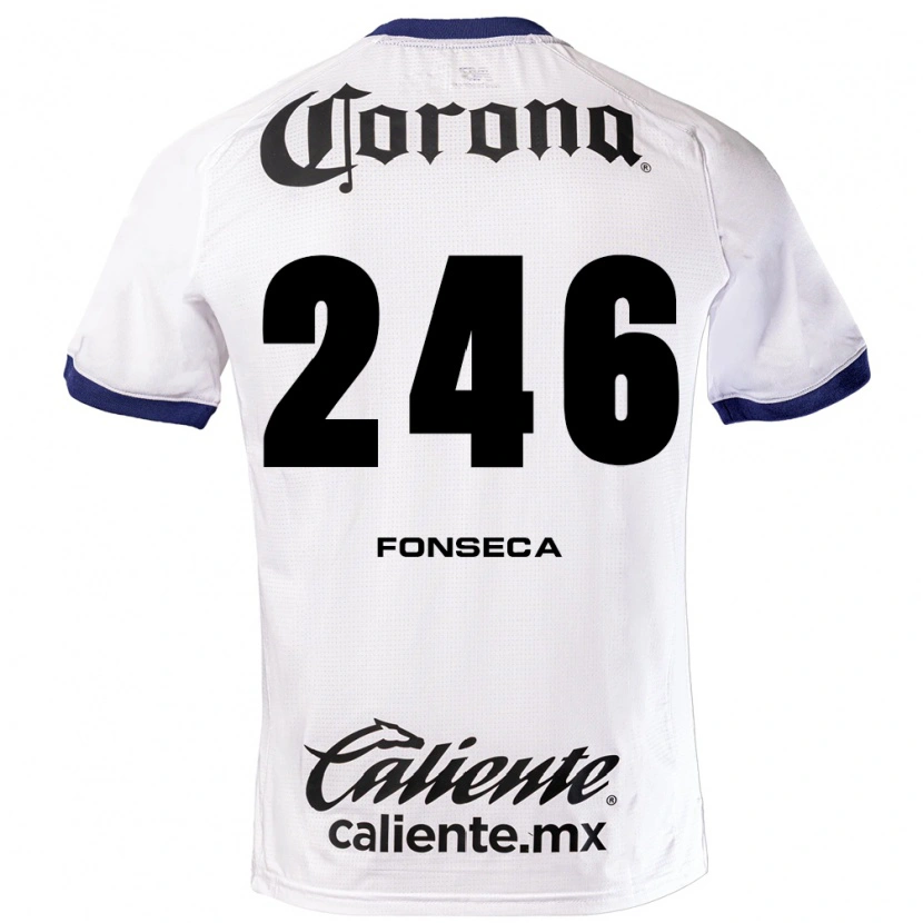 Danxen Heren Fernando Fonseca #246 Wit Blauw Zwart Uitshirt Uittenue 2026/27 T-Shirt België