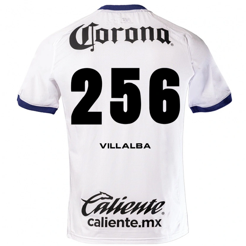 Danxen Heren Uriel Villalba #256 Wit Blauw Zwart Uitshirt Uittenue 2026/27 T-Shirt België