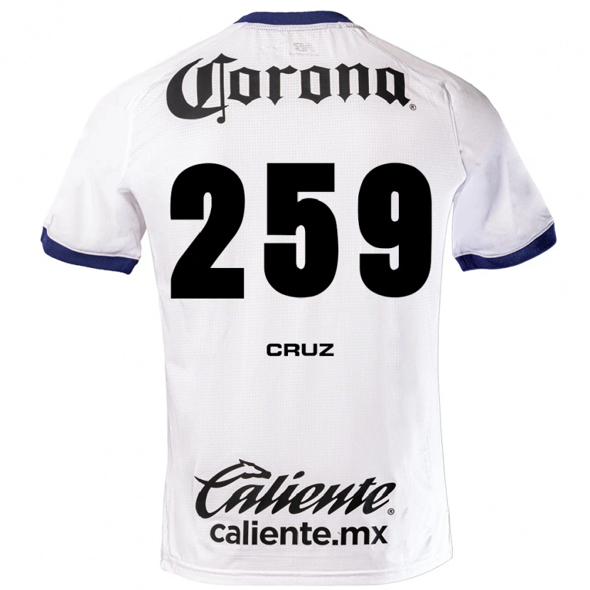 Danxen Heren Eder Cruz #259 Wit Blauw Zwart Uitshirt Uittenue 2026/27 T-Shirt België