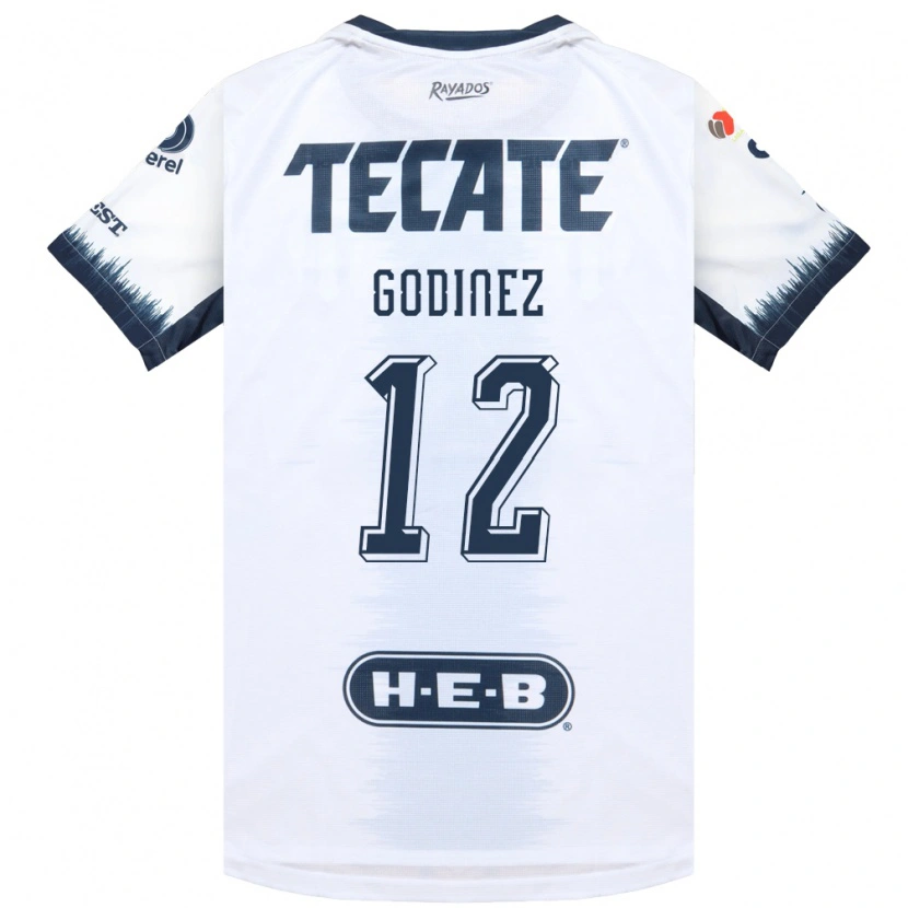 Danxen Heren Alejandria Godinez #12 Wit Inktblauw Rood Uitshirt Uittenue 2026/27 T-Shirt België