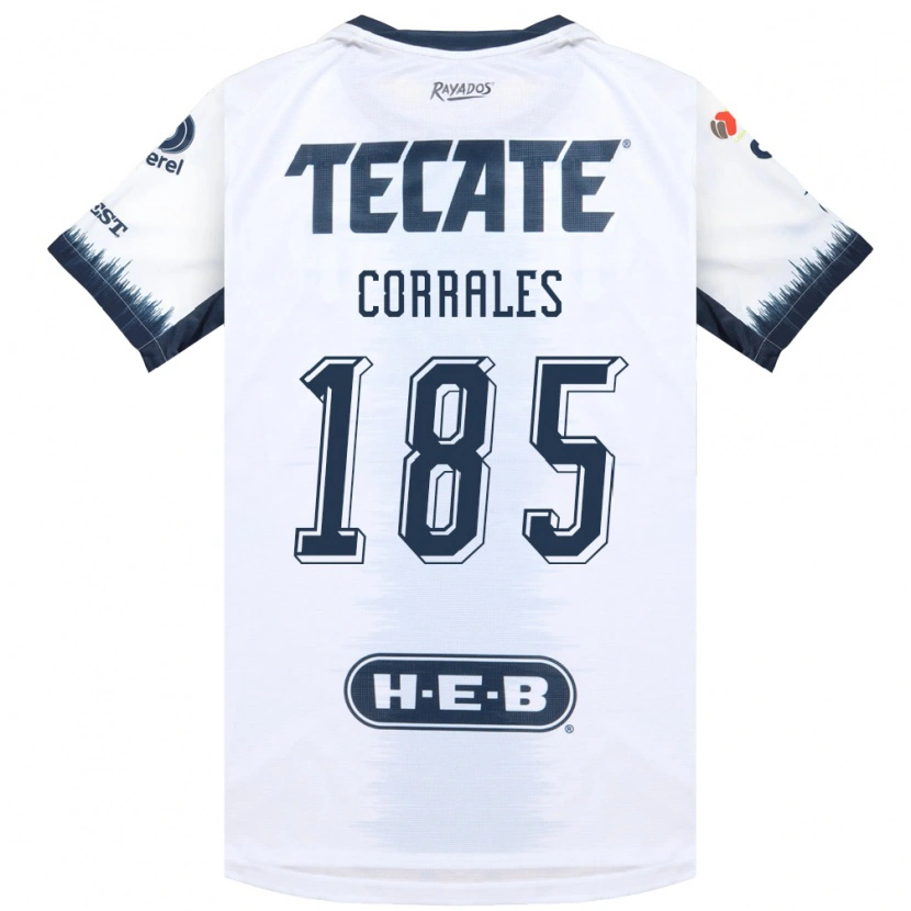 Danxen Heren Ángel Corrales #185 Wit Inktblauw Rood Uitshirt Uittenue 2026/27 T-Shirt België