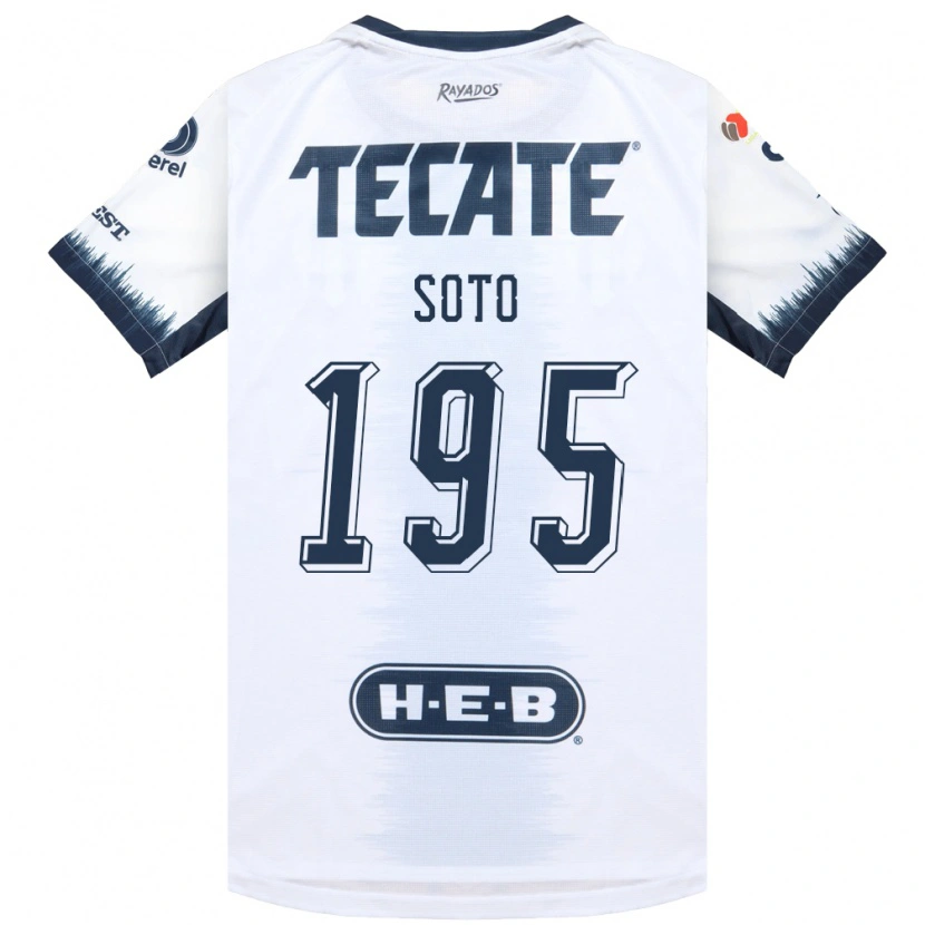Danxen Heren Óscar Soto #195 Wit Inktblauw Rood Uitshirt Uittenue 2026/27 T-Shirt België