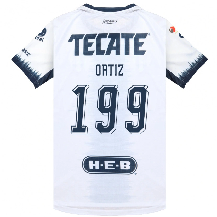 Danxen Heren Luis Ortiz #199 Wit Inktblauw Rood Uitshirt Uittenue 2026/27 T-Shirt België