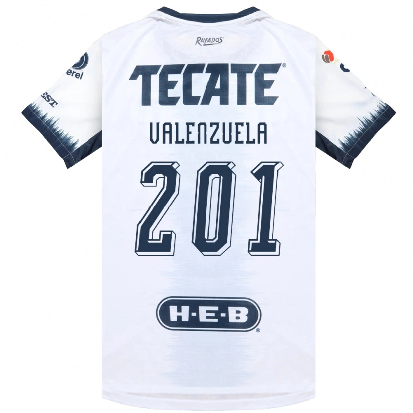 Danxen Heren Francisco Valenzuela #201 Wit Inktblauw Rood Uitshirt Uittenue 2026/27 T-Shirt België