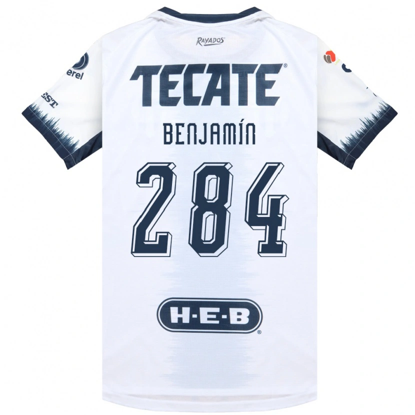 Danxen Heren Benjamín De La Herrán #284 Wit Inktblauw Rood Uitshirt Uittenue 2026/27 T-Shirt België