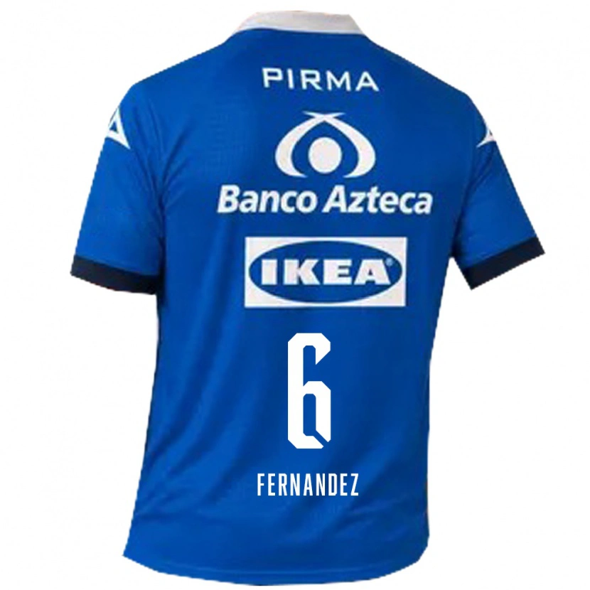Danxen Heren Liliana Fernández #6 Blauw Wit Uitshirt Uittenue 2026/27 T-Shirt België