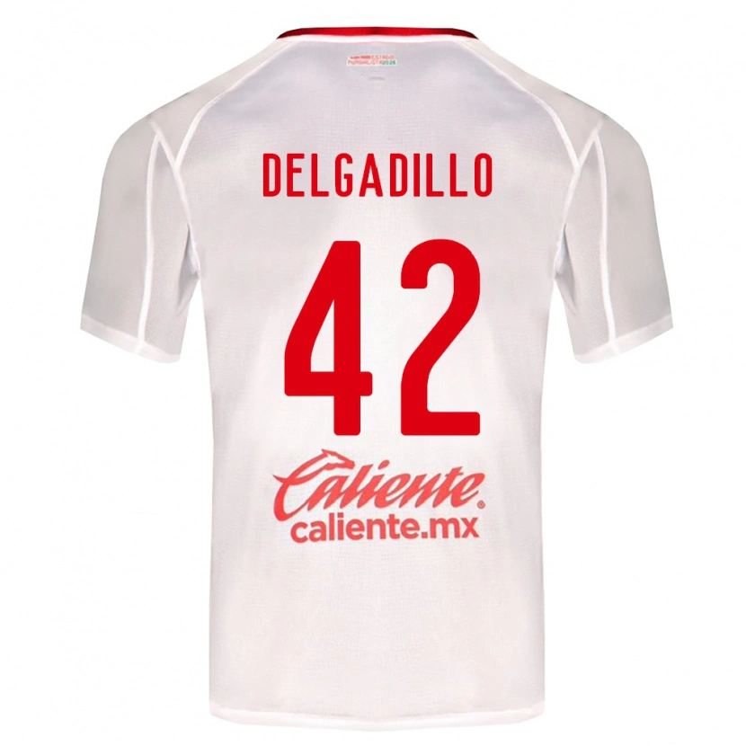 Danxen Heren Diego Delgadillo #42 Wit Groen Rood Uitshirt Uittenue 2026/27 T-Shirt België