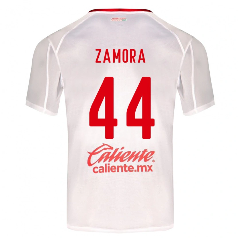 Danxen Heren Saúl Zamora #44 Wit Groen Rood Uitshirt Uittenue 2026/27 T-Shirt België