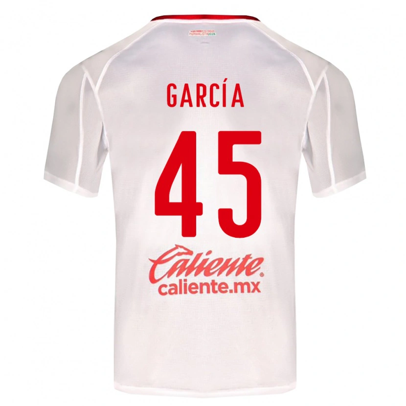 Danxen Heren Eduardo García #45 Wit Groen Rood Uitshirt Uittenue 2026/27 T-Shirt België