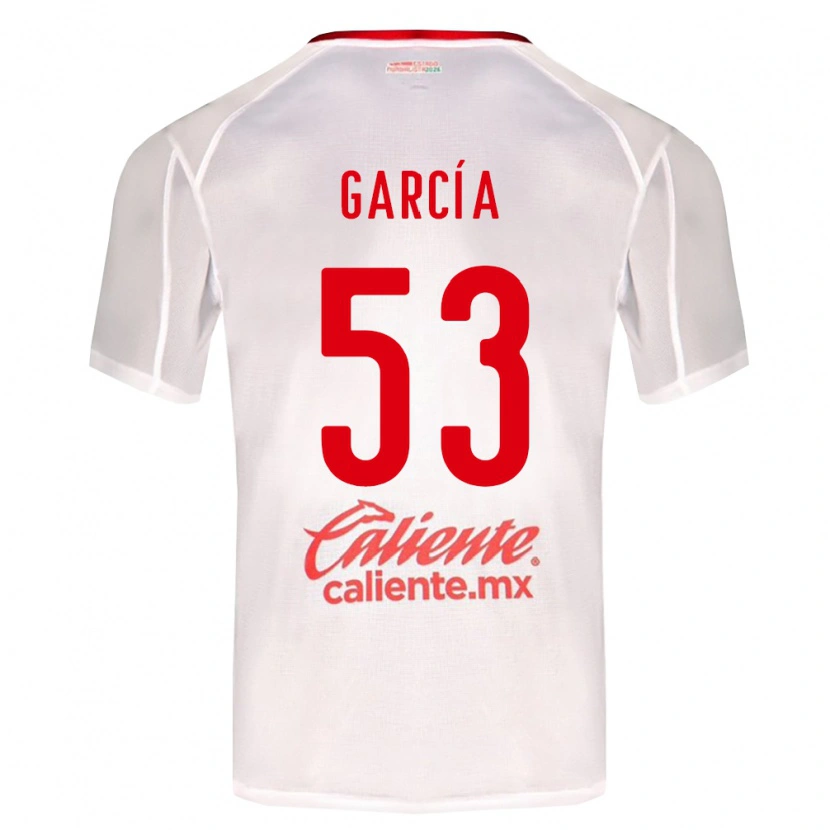 Danxen Heren Uziel García #53 Wit Groen Rood Uitshirt Uittenue 2026/27 T-Shirt België