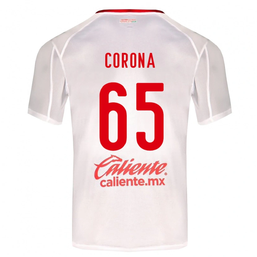 Danxen Heren Carlos Corona #65 Wit Groen Rood Uitshirt Uittenue 2026/27 T-Shirt België