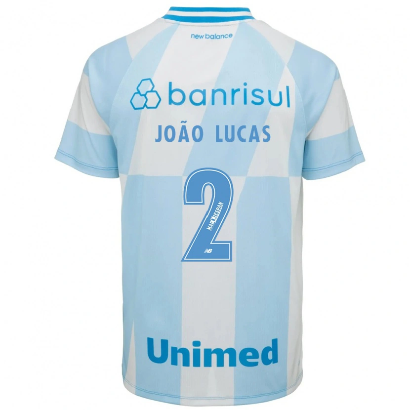 Danxen Heren João Lucas #2 Lichtblauw Wit Uitshirt Uittenue 2026/27 T-Shirt België