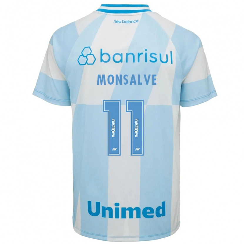 Danxen Heren Miguel Monsalve #11 Lichtblauw Wit Uitshirt Uittenue 2026/27 T-Shirt België