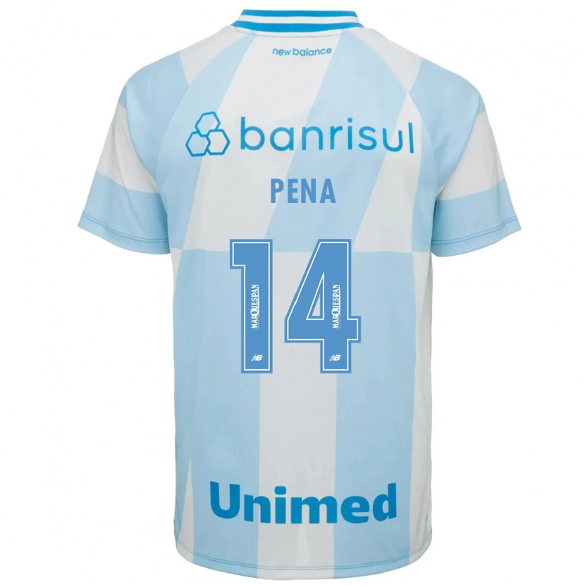 Danxen Heren Jessica Peña #14 Lichtblauw Wit Uitshirt Uittenue 2026/27 T-Shirt België